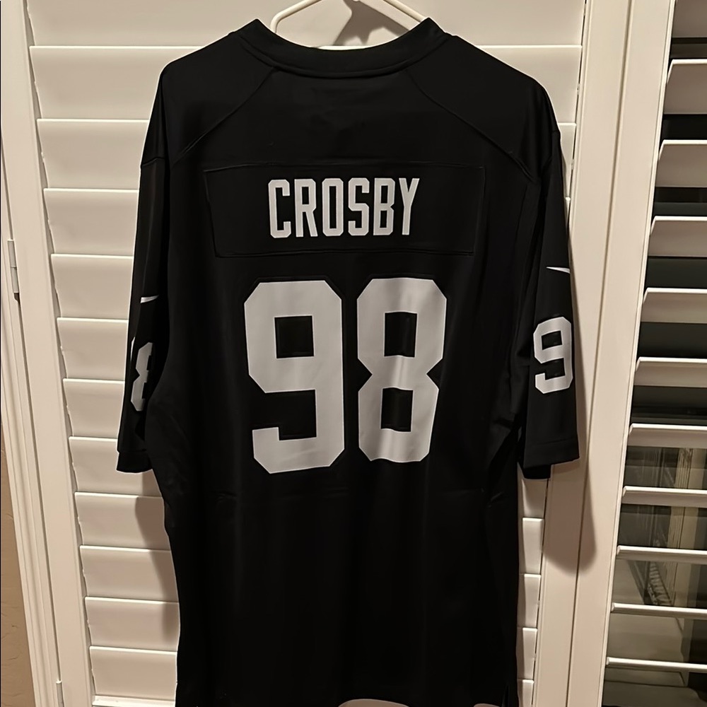 Raiders Crosby 98 Black Jersey